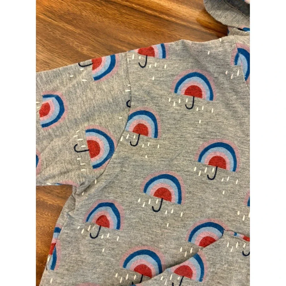 Tea Collection Kanga Hoodie, Umbrellas, Size 3T